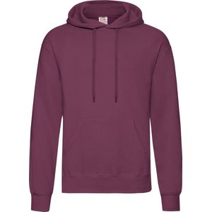 Fruit Of The Loom Heren Sweatshirt Met Capuchon / Hoodie (Bordeaux)