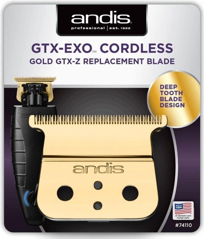 Andis - GTX-Z - Draadloze Trimmer - Koolstofstaal - T-mes - Zero Gapped
