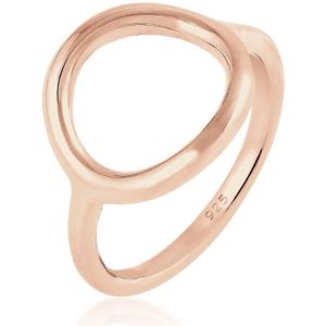 Elli Ringen Circle Geo Statement 925 Zilver Roos Verguld