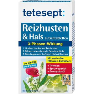 tetesept Droge hoest- en keeltabletten (20 stuks)