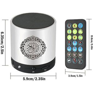 Draagbare Quran-luidspreker met Afstandsbediening en MP3-speler - Meer Dan 18 Voordragers en 15 Vertalingen