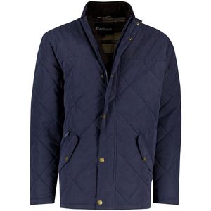 Barbour - Tussenjas - Donkerblauw - Geruit - Polyester
