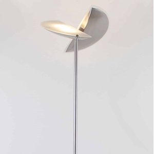 Verstelbare staande leeslamp New Sapporo | 3 lichts | staal / colour change | glas / kunststof / metaal | Ø 29 cm | vloerlamp / staande lamp | modern design
