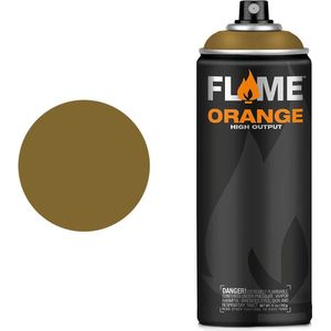 Molotow Flame Orange - Spray Paint - Spuitbus verf - Synthetisch - Hoge druk - Matte afwerking - 400 ml - khaki green