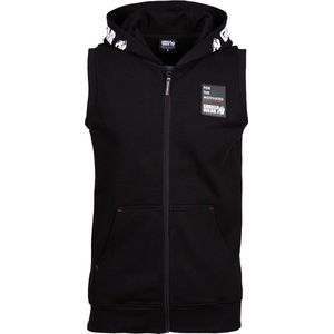 Gorilla Wear Milwaukee S/L Zipped Hoodie - Zwart - XL