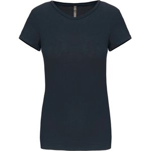 Kariban Dames-t-shirt ronde hals korte mouwen K3013 - Navy - M