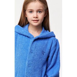 Woody - Unisex badjas - blauw - 8 jaar