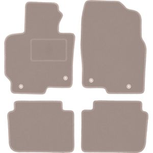 Beige veloursmatten voor: Mazda CX-5 I SUV (2012-2017)