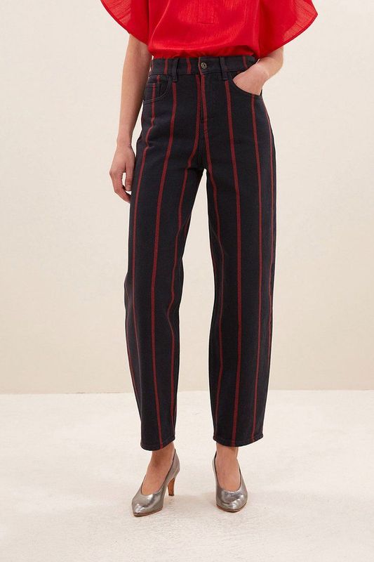 Lew - Rocky Stripe - Harembroek - Hoog Taille - Biologisch Katoen