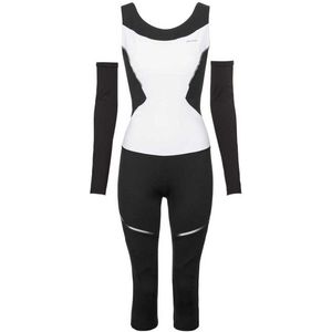 Head Racket Performance Catsuit Leggings Wit L Vrouw
