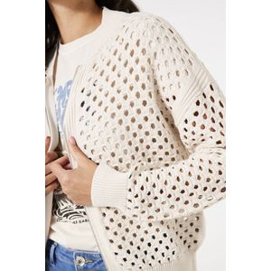 GARCIA Dames Vest Bruin Long mouws - Maat XS