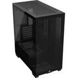 PC-behuizing - CORSAIR - 3500X LXR LINK gehard glazen mid-tower - 3 RGB reverse rotor-ventilatoren - zwart