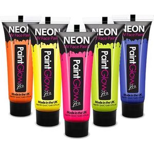 Neon Verf / Blacklight Verf PaintGlow - 5x13ml