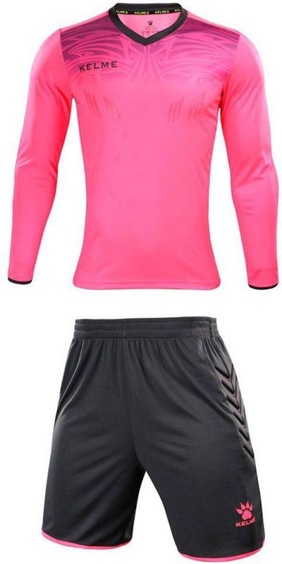 Kelme Zamora Set Zwart,Roze 3XL Man