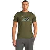 Icebreaker - Merino 150 Tech Lite SS Tee In The Wild - T-shirt - Loden - Heren