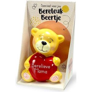 Miko Engeltje /Beertje Keramiek Beeldje Berelieve Mama