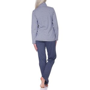 Badstof huispak dames - Creative - Warm winter huispak vrouwen - 2-delig - 42 - Rood