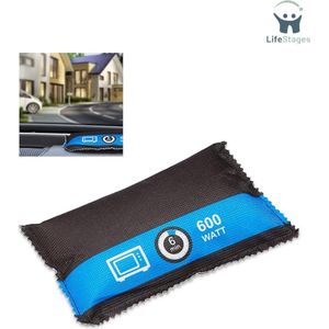 LifeStages - Vochtvreter Auto - Tegen Beslagen Ramen - Schimmel & Vlekken - Luchtontvochtiger Auto - Kleur Zwart