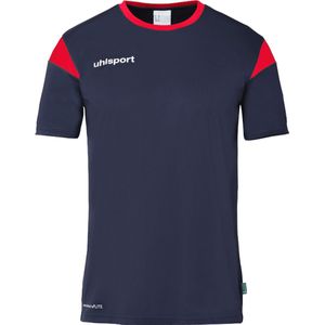 Uhlsport Squad 27 Shirt Korte Mouw Heren - Marine / Rood | Maat: S