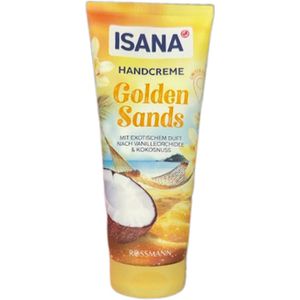 ISANA Zomer Handcrème Golden Sands | 1x 100 ml – Vanilleorchidee en Kokos | Limited Edition 2025