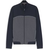 BOSS Tracksuit Jacket - heren lounge vest - donkerblauw