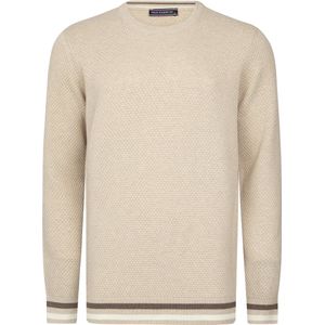Felix Hardy Katoenen Trui - Sweater - Ronde Hals Heren Beige - 2Xl