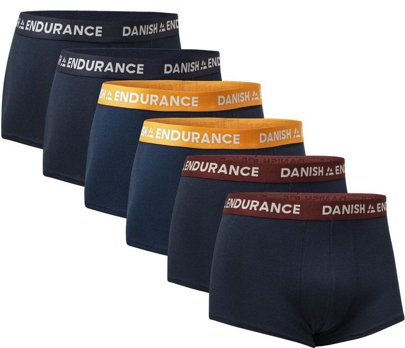 DANISH ENDURANCE - Korte Boxershorts - Meerkleurig - 6 Pack