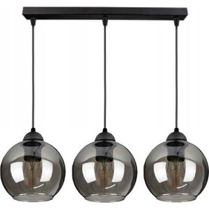 Hanglamp Smoking Glass - 3-lichts - Smoke Glas - 3 bollen - Rookglas