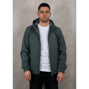 Lyle & Scott - Mesh Back Softshell Jacket - Groen - Herenjas