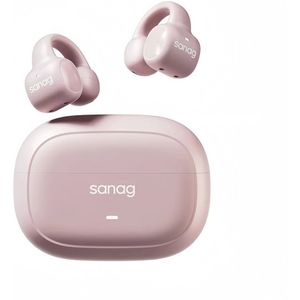 Sanag S3S – Open-Ear Bone Conduction Koptelefoon – Bluetooth 5.3 –Ai headset Sport Oorclip – 56u Lange Batterijduur – Waterdicht – Roze