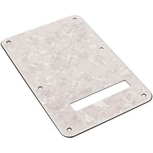 Fender 991323000 Stratocaster® back plate, 4-ply, white moto