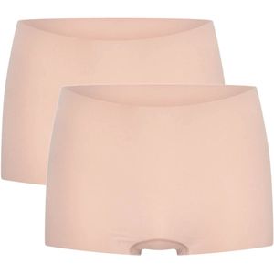 Beeren dames shorts Invisible - 2-pack Laura - maat S/M - caffè latte