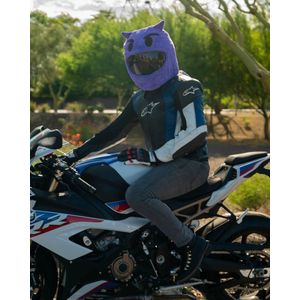 Devil helmhoes - Motor - Scooter - Fiets - Universeel - Accessoire - Grappige hoes