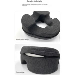 Gran Vida® - Massage Gezichtskussen - Hoofd- en Nekondersteuning - Licht Grijs