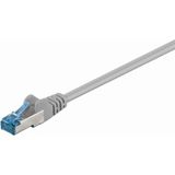 S/FTP CAT6a 10 Gigabit netwerkkabel / grijs - LSZH - 1 meter