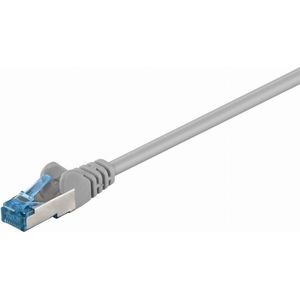 S/FTP CAT6a 10 Gigabit netwerkkabel / grijs - LSZH - 1 meter