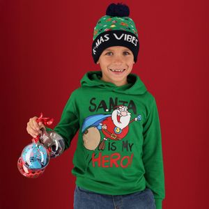 Morethansocks - Kerstsokken kinderen in kerstbal - Fashion colors - Maat 23 t/m 38 - kerstsokken kinderen - kerstcadeau - kerst sokken