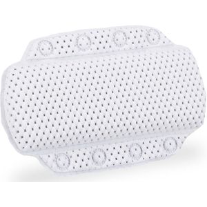 Comfortabel badkussen - Antislip - Wit - 1 stuk
