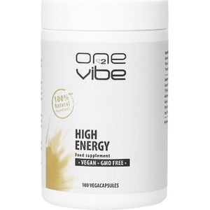 One2Vibe - Pre Workout - 100% natuurlijk - Energie Pillen - Plantaardige Cafeïne - Vegan - 100 capsules