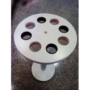 Finna wandelstok accessoires : winkels display, 20 gaten - wit