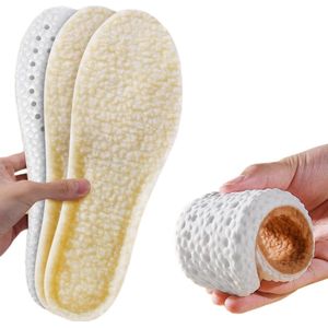 Herfst/Winter Warme Inlegzolen - 1paar - XXL - maat45-46 - Lengte 28,5 cm - Dempende inlegzolen - Lichtgewicht en elastische inlegzolen - Inlegzolen met zachte zolen - Zweetabsorberende, ademende en geurbestendige inlegzolen - Winterwarmte