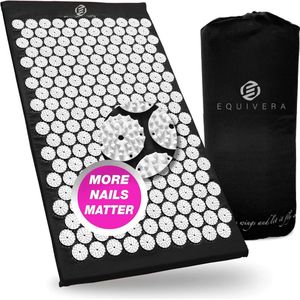 Equivera Spijkermat - Spijkermat - Spijkerbed - Acupunctuur Kussen - Acupressuur Mat
