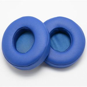 Allecto plus - Vervangende oorkussens in blauw voor On Ear hoofdtelefoon met Bluetooth - geschikt voor Beats Solo.