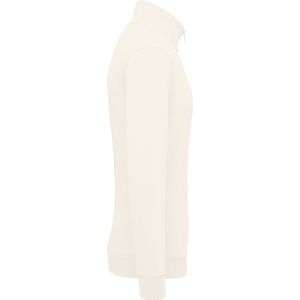 Native Spirit Duurzame herensweater met opstaande ritskraag NS428 - Ivory - M