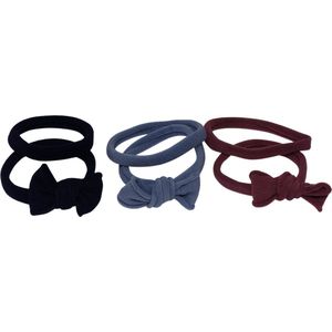 Jessidress® Sterke Haar Elastieken Grote Elastieken zonder stiksels Ideaal voor Hoge Paardenstaart - Blauw