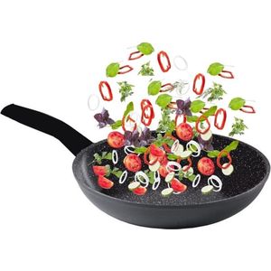Cheffinger Koekenpan - 20cm - Zwart - Inductie