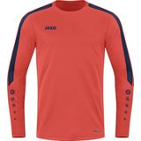 JAKO Power Sweater Oranje-Marine Maat L