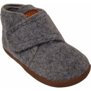 Baby | Babyslofjes | Meisjes, jongens | Grey | Vilt | Shoesme | Maat 18