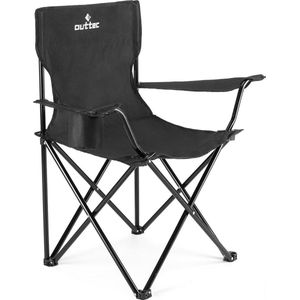 Outtec® Campingstoel - tot 125kg - Bekerhouder & Draagtas - Visstoel, Vouwstoel, Vouwstoel, Tuinstoel, Lichte Campingstoel, Strandstoel