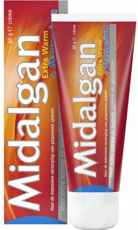 Midalgan - Warm Extra + Magnesium - Voordeelverpakking - 2 x 60 gr - Spierbalsem